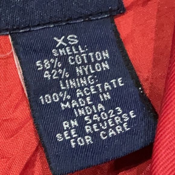 Gap Red Pea coat , good for spring or fall size XS - Picture 8 of 8